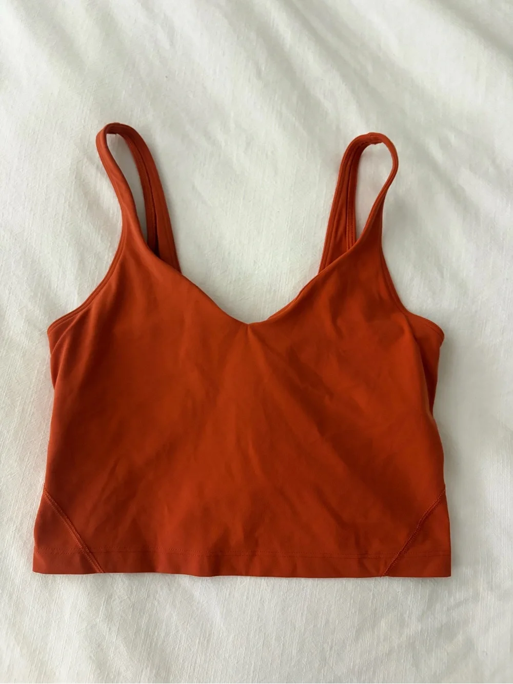 lululemon athletica Rust-Orange Align Tank